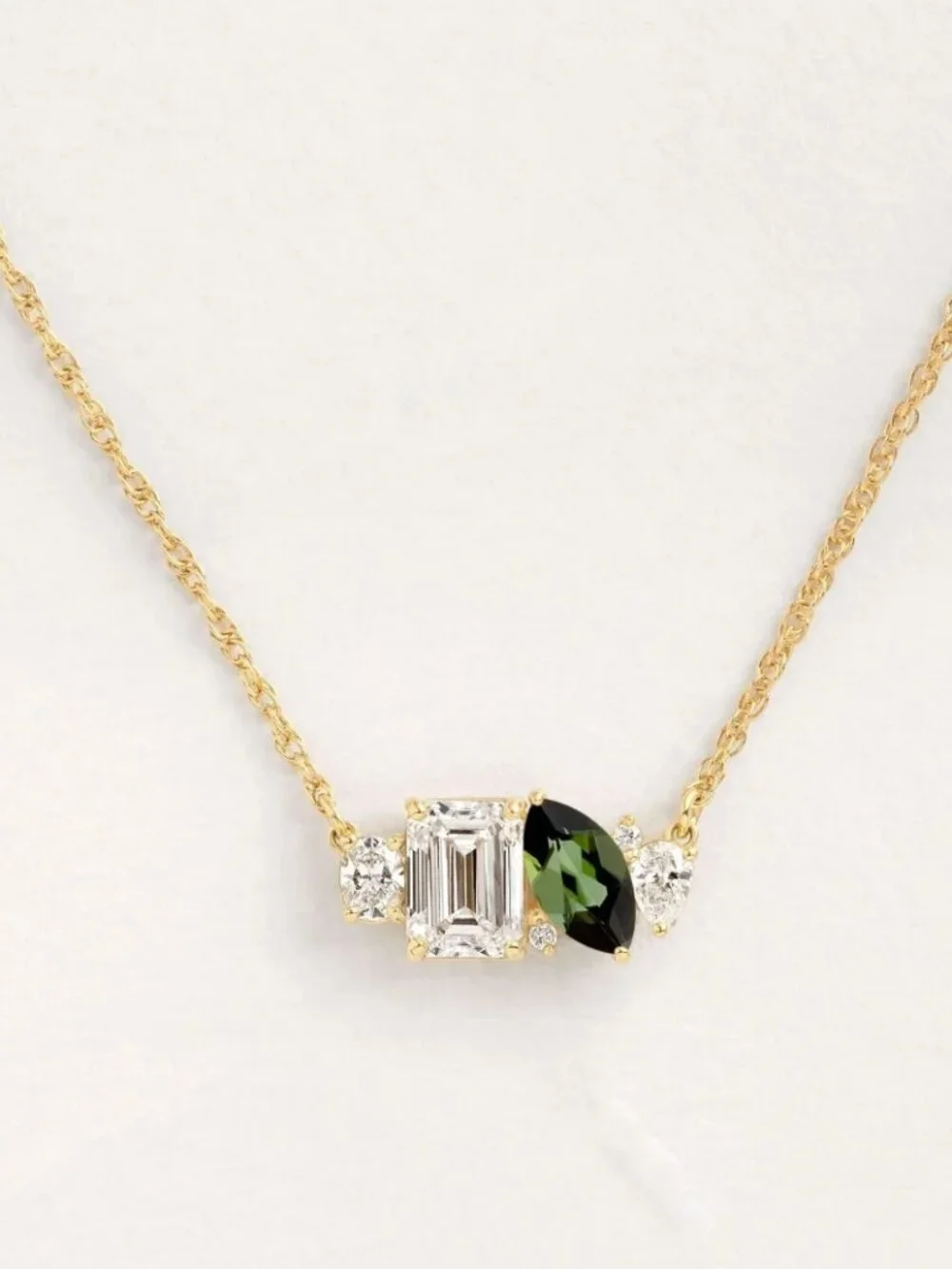 Birthstone pendant necklace